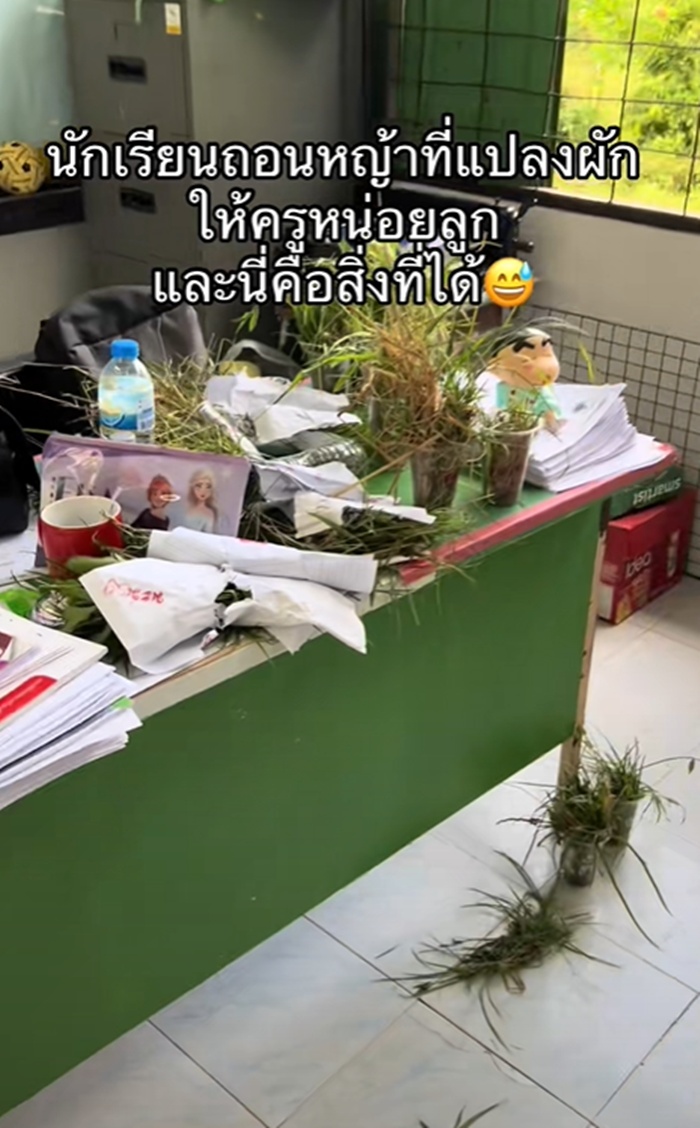 ถอนหญ้า