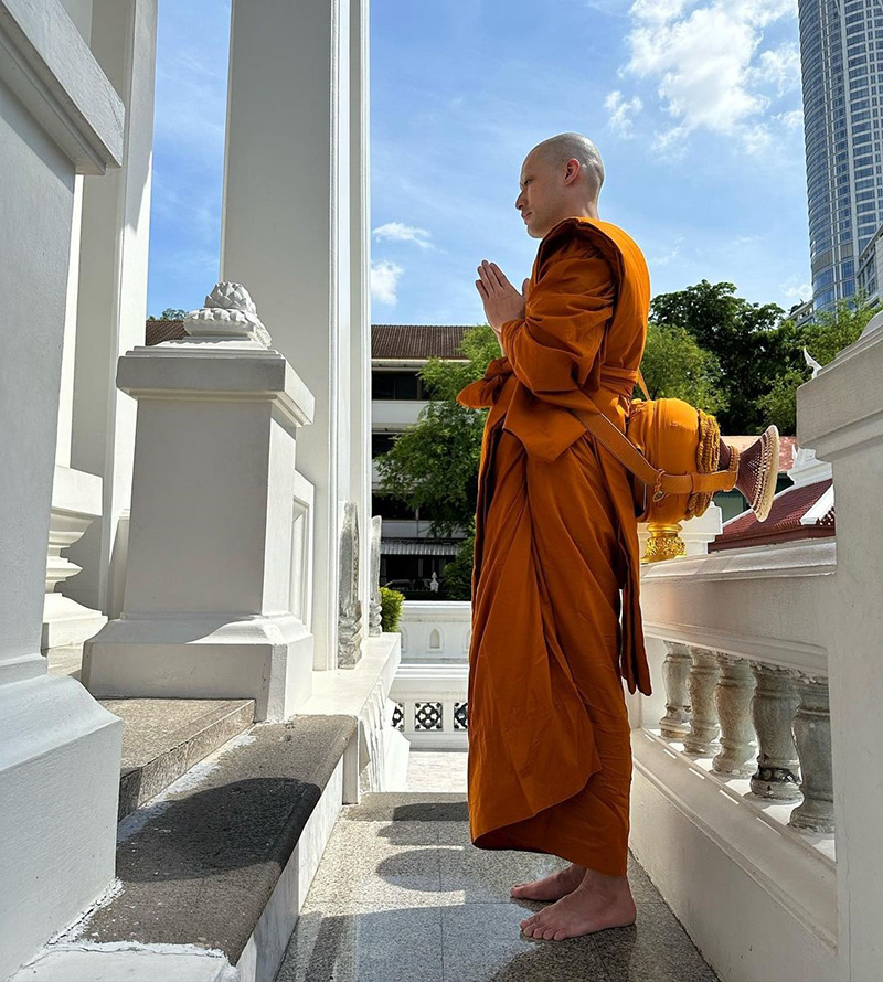 บอย ปกรณ์ บวชแล้ว ได้ฉายา กตปุญฺโญ ครอบครัว เฟย์ ร่วมอนุโมทนาบุญ