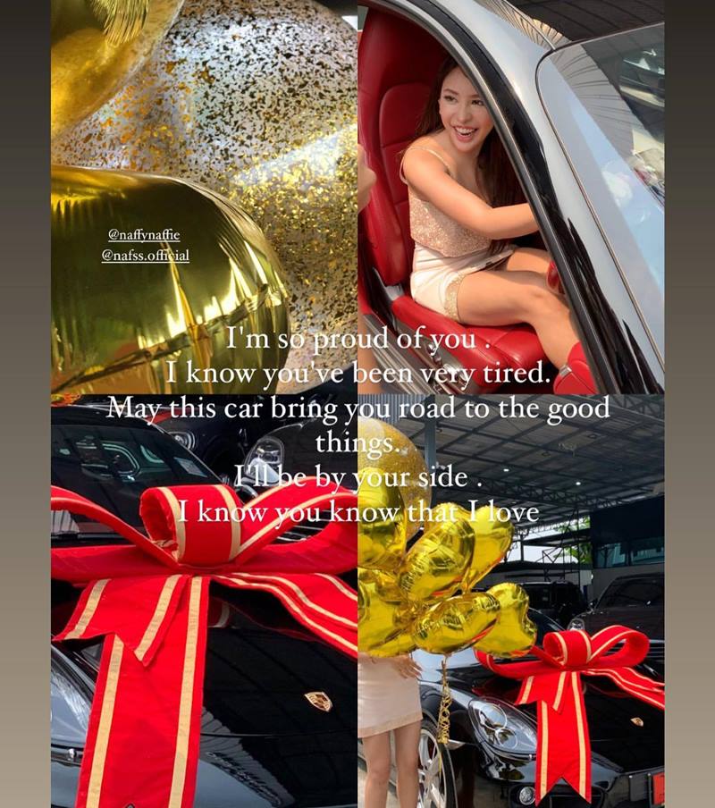 นาฟ หลานแพท ถอยปอร์เช่ป้ายแดง