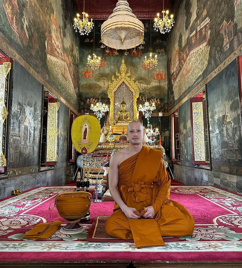 บอย ปกรณ์ บวชแล้ว ได้ฉายา กตปุญฺโญ ครอบครัว เฟย์ ร่วมอนุโมทนาบุญ