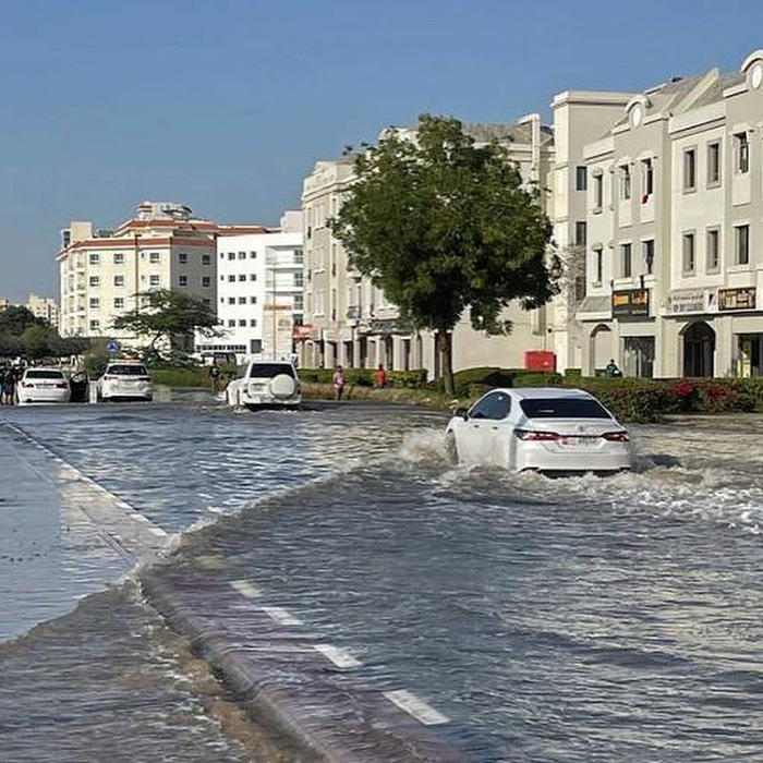 น้ำท่วมที่ดูไบ 