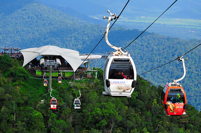 เคเบิ้ลคาร์ลังกาวี (Langkawi Cable Car) เกาะลังกาวี