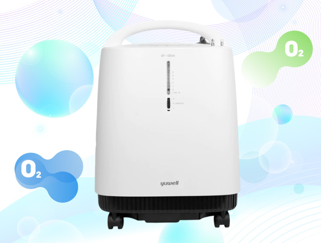 เครื่องผลิตออกซิเจน Yuwell รุ่น 9F-5BW