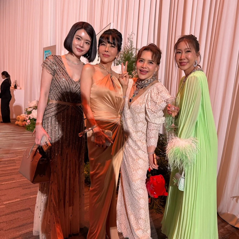 ภาพล่าสุด ตั๊ก มยุรา ลุคไปงานแต่ง
