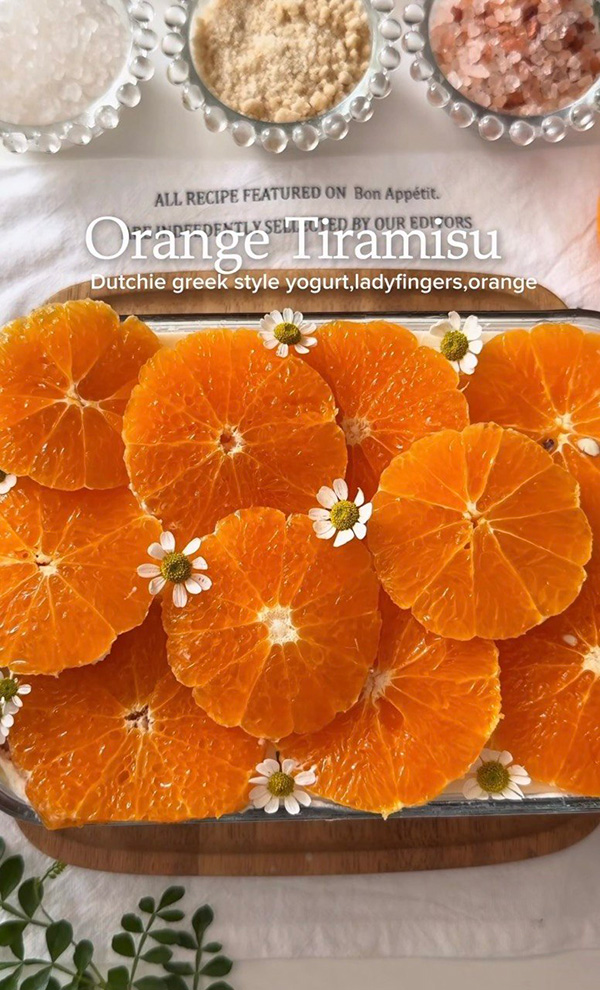 Orange Tiramisu  Yogurt ทีรามิสุโยเกิร์ตส้ม สูตรขนม