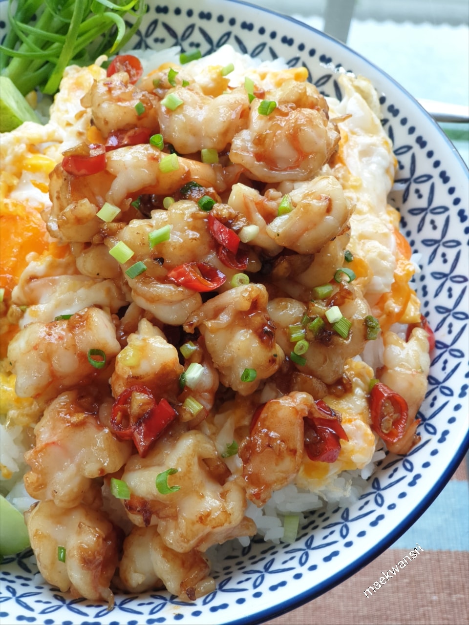 กุ้งผัดพริก