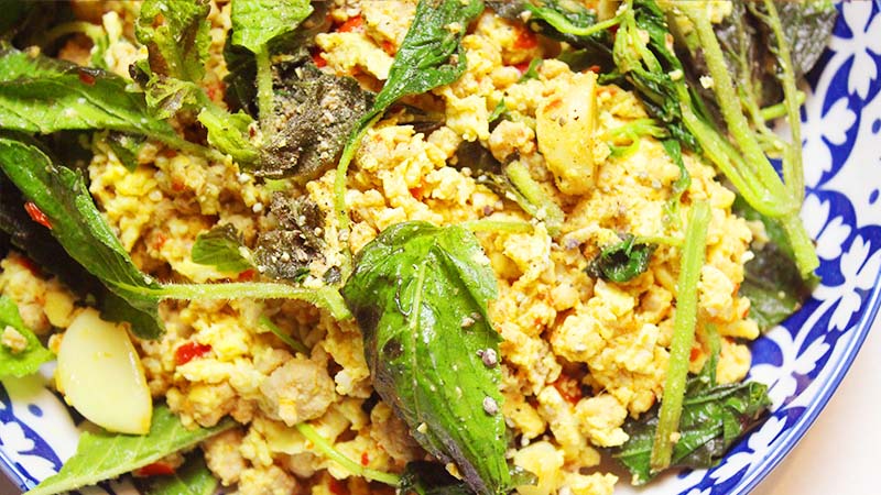 ผัดกะเพราหมูสับ