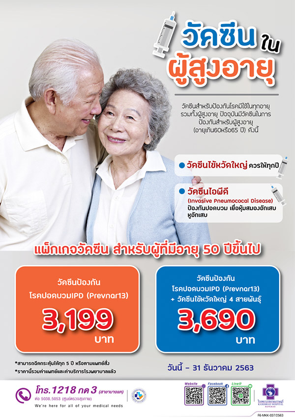 ราคาวัคซีนปอดอักเสบ