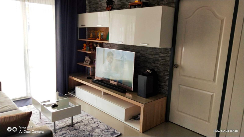 บ้านเดี่ยวชั้นเดียว 2 ห้องนอน 1 ห้องน้ำ 