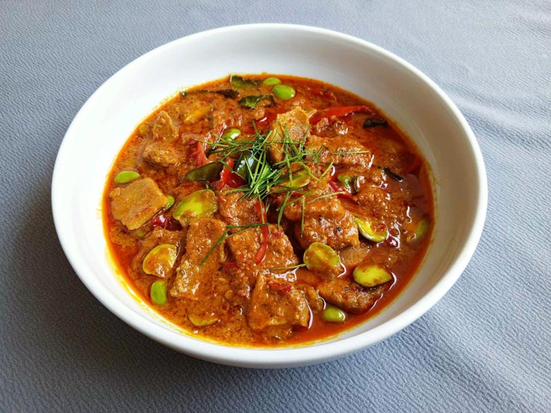 วิธีทำพะแนงหมูสะตอ