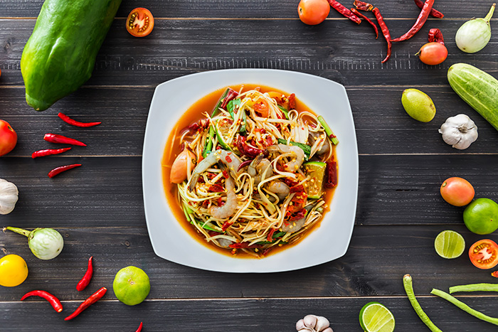 ส้มตำ