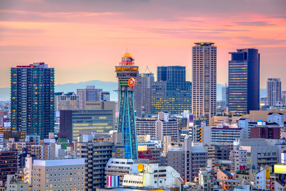 Tsutenkaku Tower ที่เที่ยวโอซากา