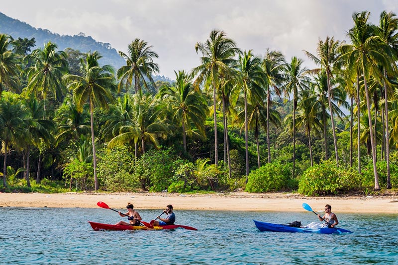 เกาะช้าง พายเรือคายัก