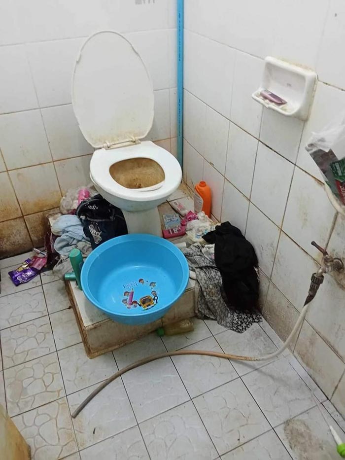 แม่ลูกอ่อน ทำห้องสกปรก