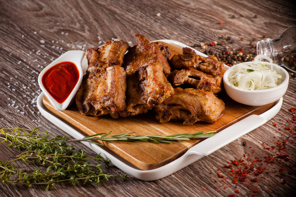 ซี่โครงหมูทอดน้ำปลา