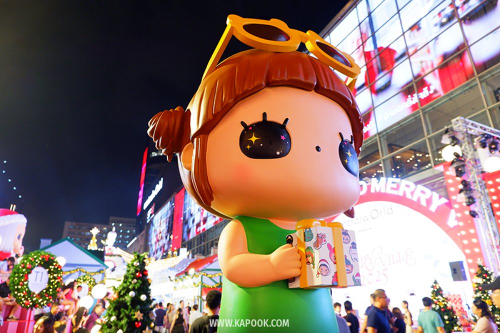 ไฟคริสต์มาส เซ็นทรัลเวิลด์ 2025 อาร์ตทอย ABIGAIL