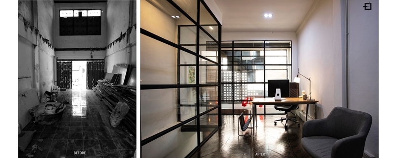 รีโนเวทตึกแถว 2 ชั้นครึ่ง