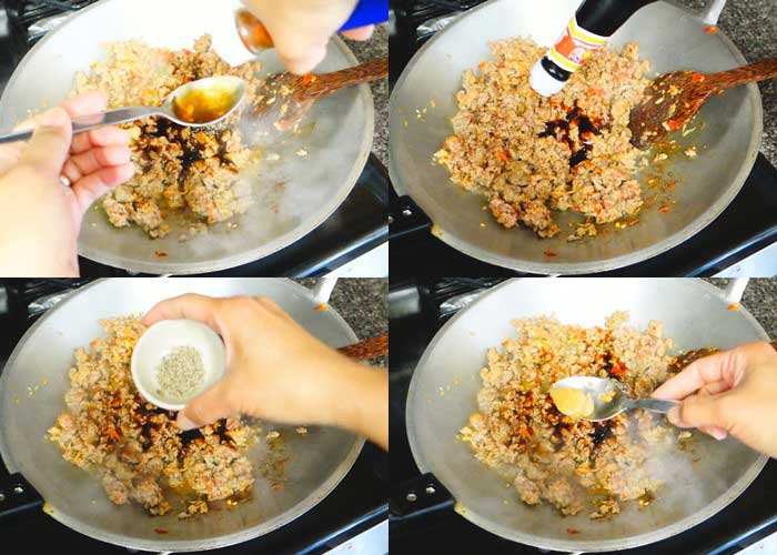 เนื้อสับผัดพริกโหระพา