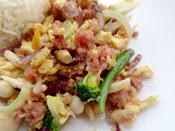 เมนูผัดไข่