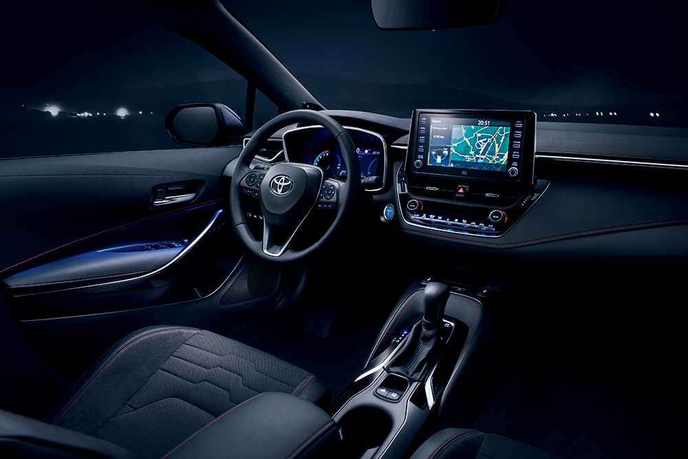 ภายในของ All-new Toyota Corolla 2019 Hatchback รุ่น 2.0 Hybrid