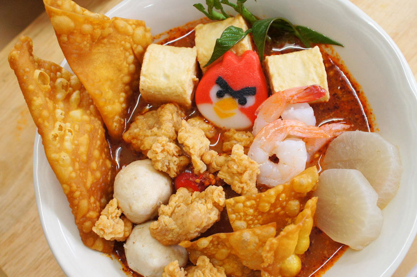 ก๋วยเตี๋ยวต้มยำ ก๋วยเตี๋ยวเย็นตาโฟต้มยำ