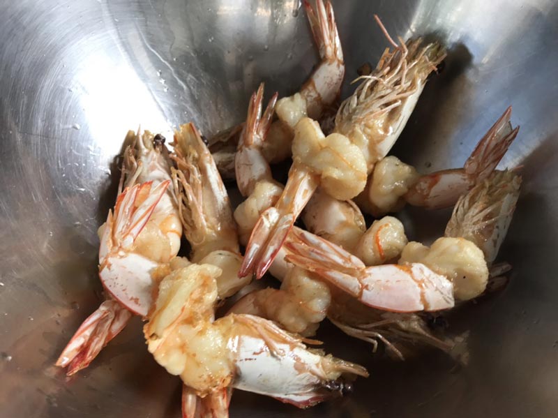 กุ้งราดซอสมะขาม