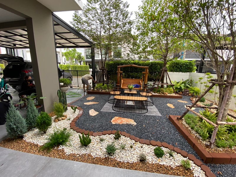 จัดสวนหน้าบ้านด้วยตัวเอง