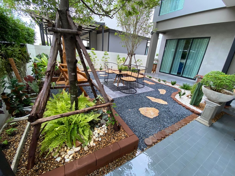 จัดสวนหน้าบ้านด้วยตัวเอง