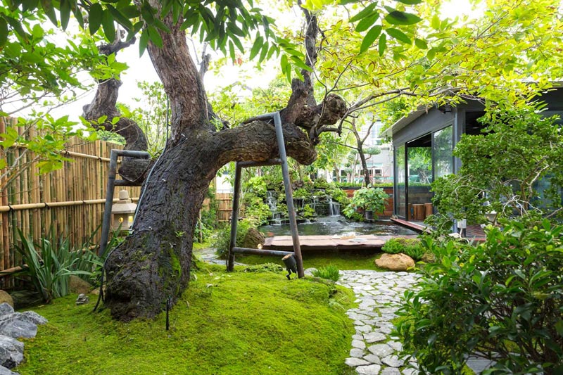 จัดสวนญี่ปุ่น