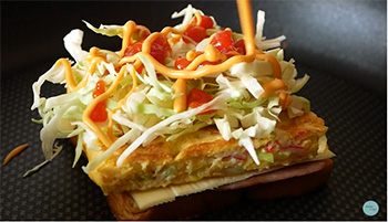 แซนด์วิชไข่สไตล์เกาหลี
