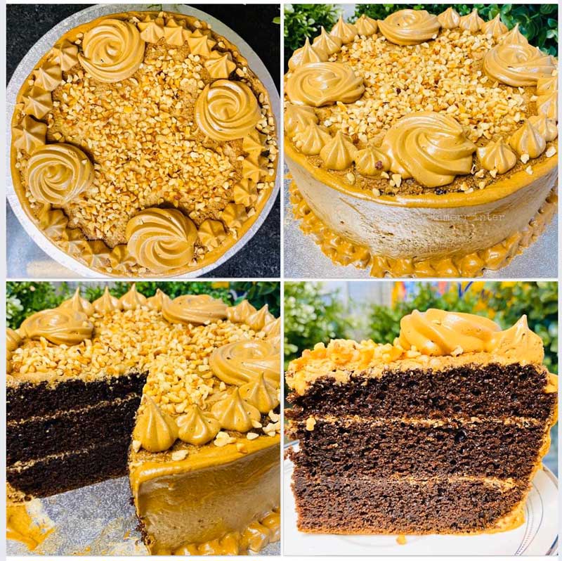 Dalgona Coffee Cake