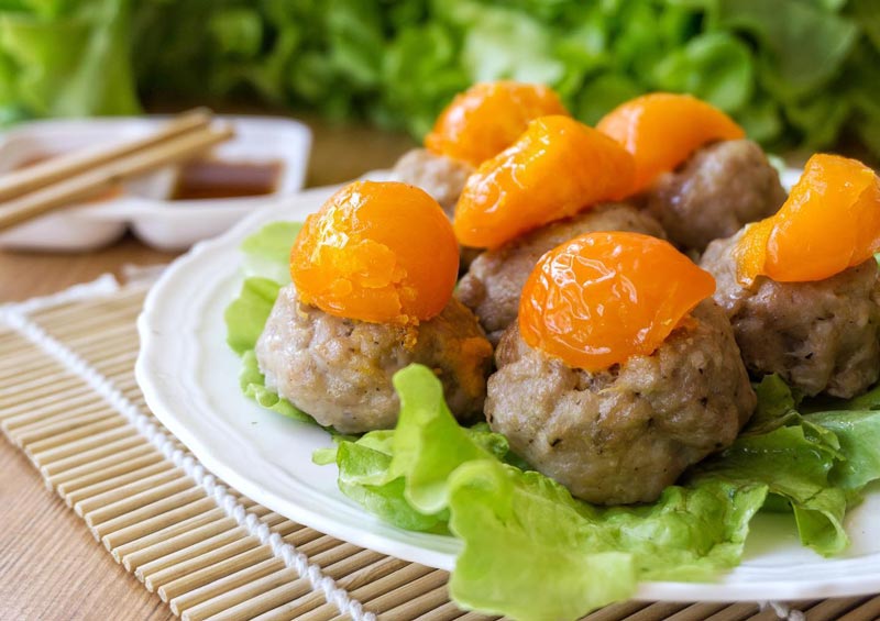 ติ่มซำหมูนึ่งไข่เค็มไมโครเวฟ