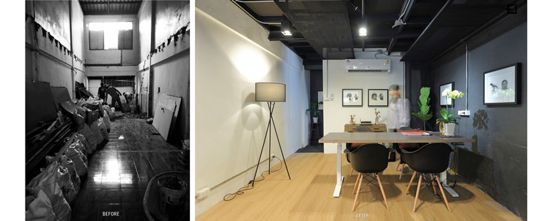 รีโนเวทตึกแถว 2 ชั้นครึ่ง