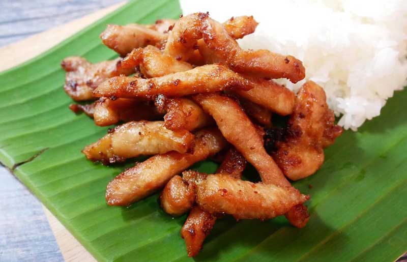 หมูทอดนมสด
