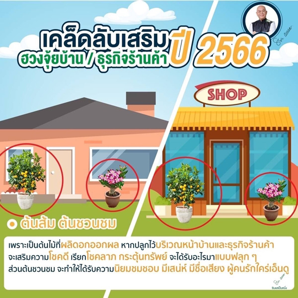 เสริมฮวงจุ้ยบ้าน ปี 2566 ซินแสเป็นหนึ่ง