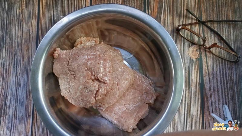 วิธีเก็บหมูสับ