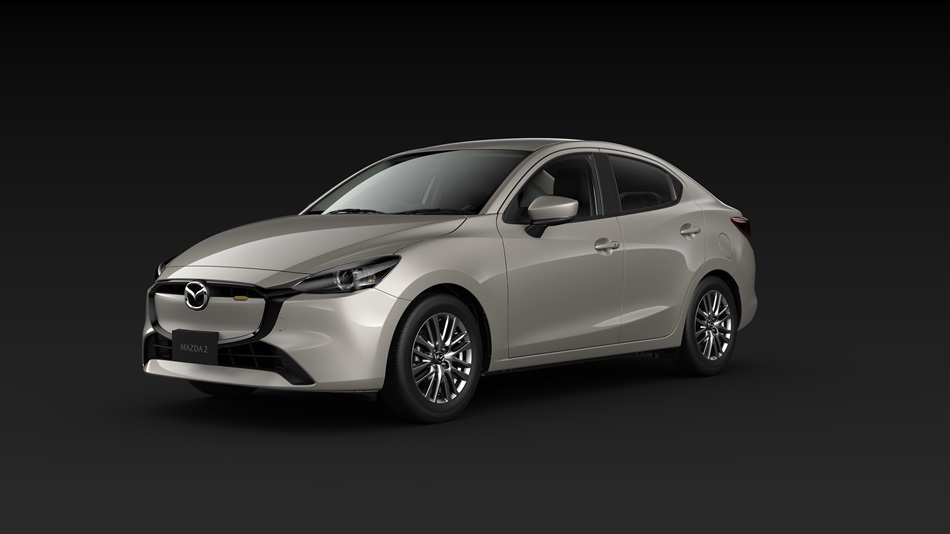 Mazda 2 Sedan 2023 สีเบจ Platinum Quartz