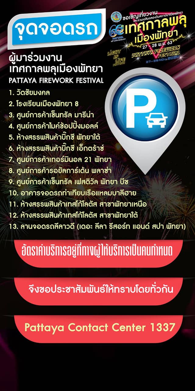 งานพลุพัทยา 2563