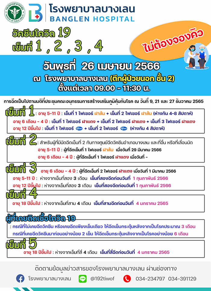 ฉีดวัคซีนโควิด