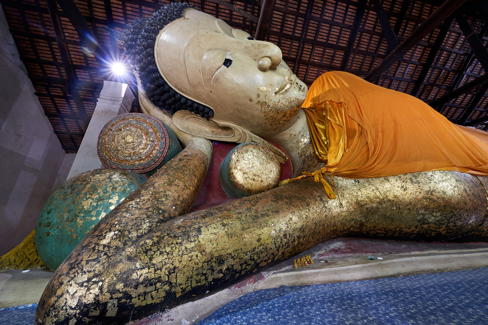 ไหว้พระนอนอยุธยา วัดสามวิหาร