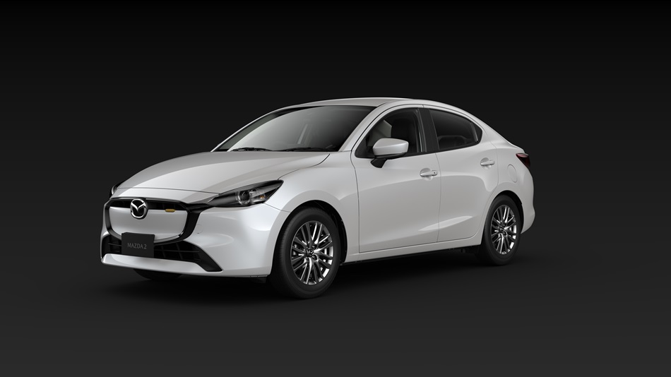 Mazda 2 Sedan 2023 สีขาว Snowflake White Pearl