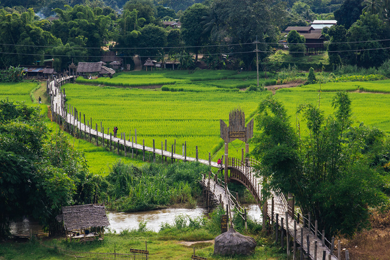 สะพานไม้ซูตองเป้ แม่ฮ่องสอน
