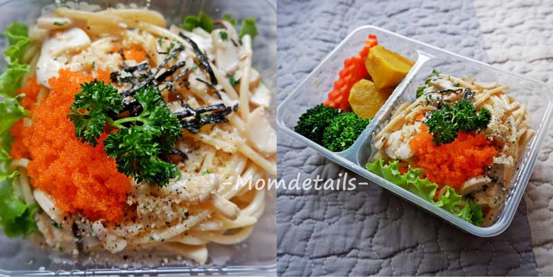 สปาเกตตีซอสครีมไข่กุ้ง