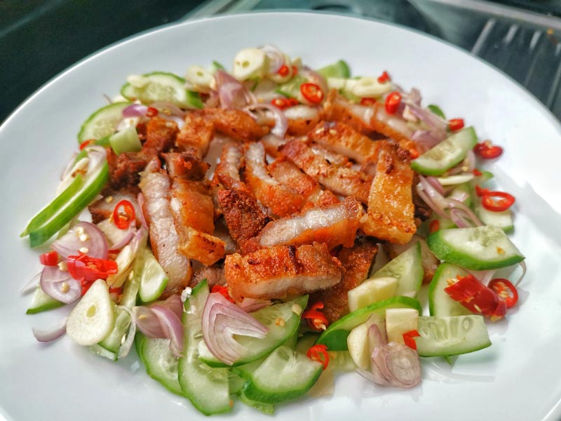 สูตรหมูทอดน้ำปลา