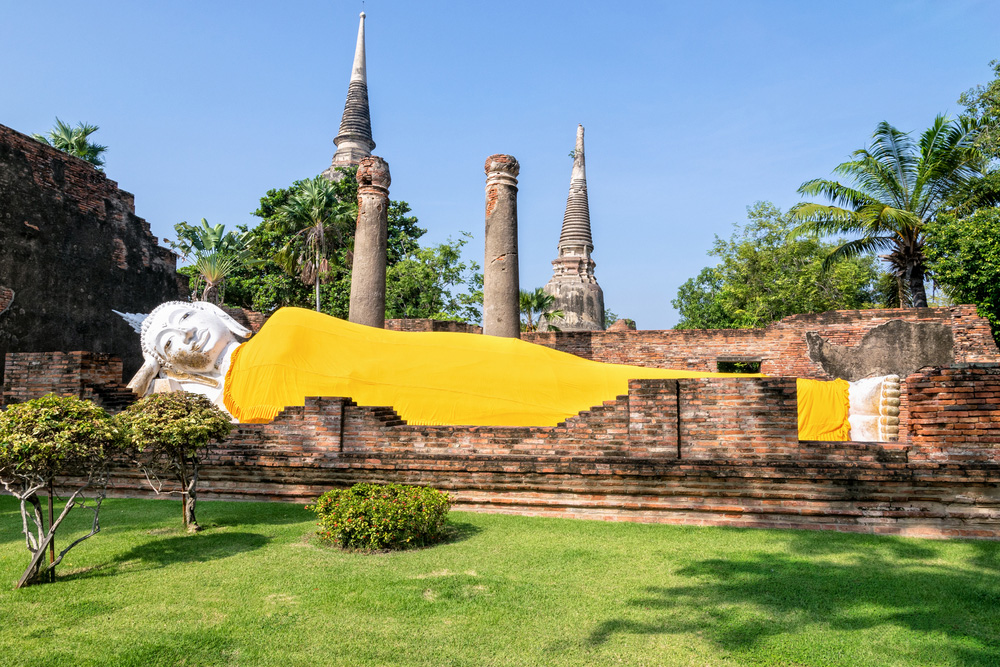 ไหว้พระนอนอยุธยา วัดใหญ่ชัยมงคล