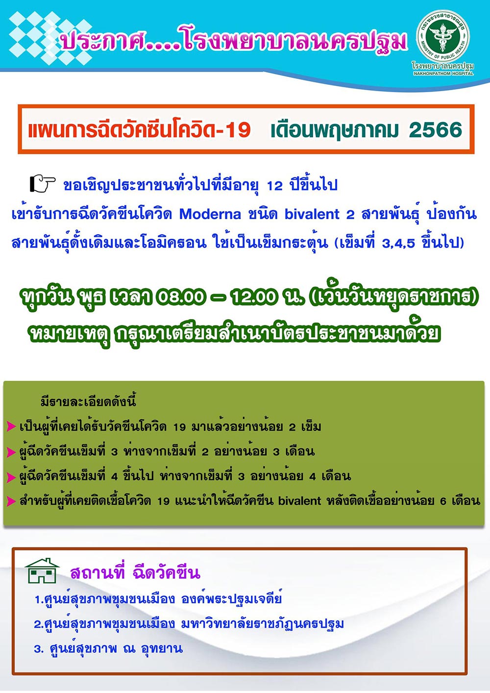 ฉีดวัคซีนโควิด