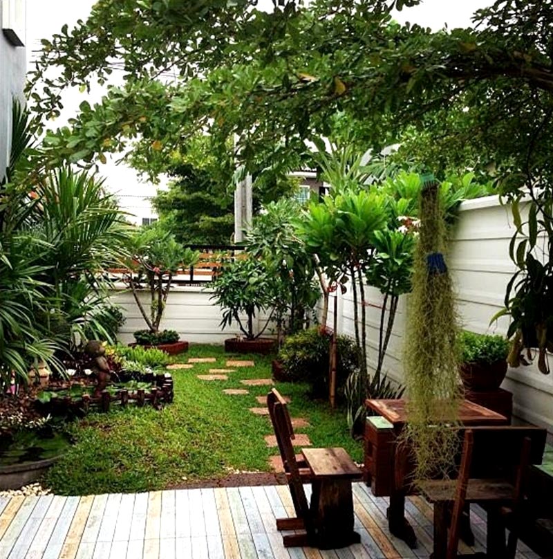 จัดสวนเอง