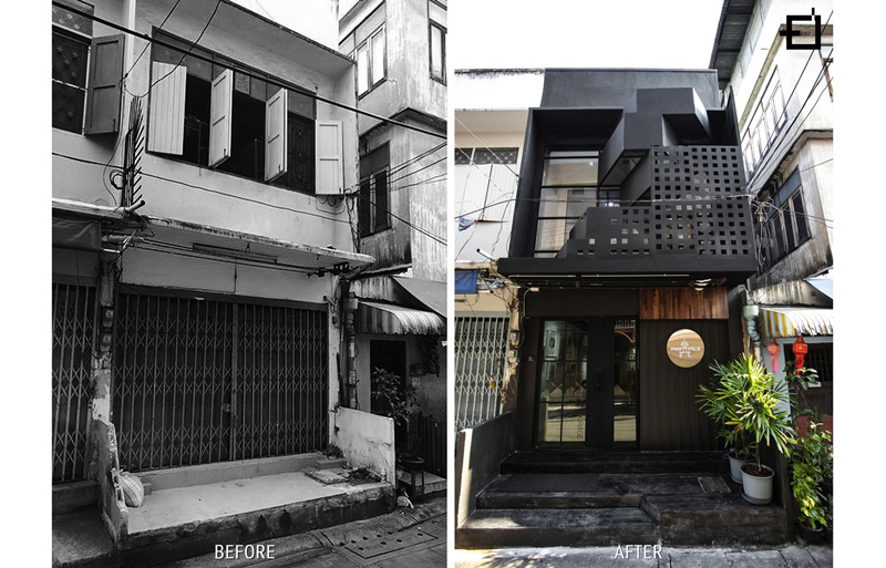 รีโนเวทตึกแถว 2 ชั้นครึ่ง