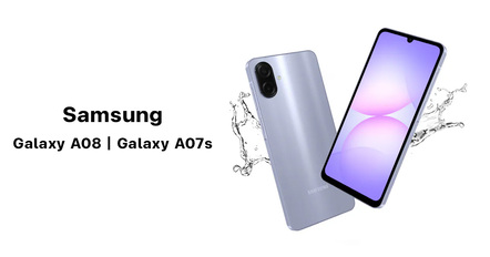 Samsung Galaxy A08 / Galaxy A07s มือถือราคาประหยัด ชิป Helio G99+ อัปเดตยาว 6 ปี