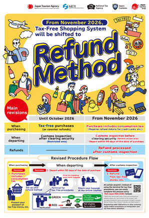 Tax Refund ญี่ปุ่น 2026 ระบบใหม่